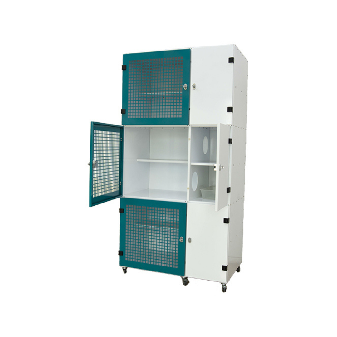 Cage en ALUMINIUM pour chats et chiens (3 Places)